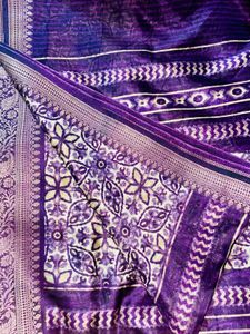 Elegant Green Printed Saree