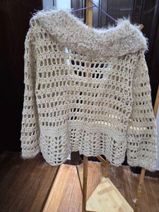 Crochet Knit Cardigan