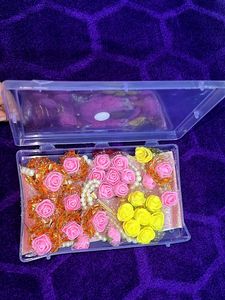 Beaded Flower 🌼Jewellery Set
