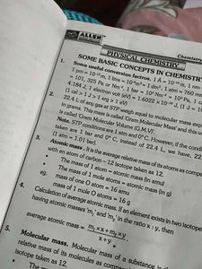 Allen Chemistry Handbook