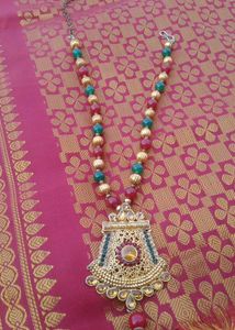 Beaded Pendant Necklace
