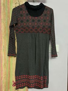 Patterned Knit Kurti