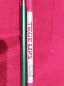 Eyeliner Dark Green &amp; Baby Pink