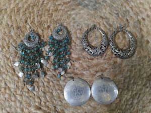 Set Of 3 Chunky GS Earrings