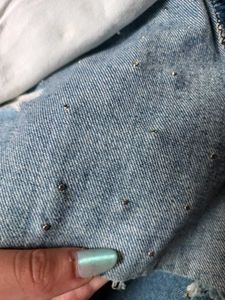 Pearl Denim Shorts