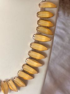 Unique Yellow Necklace