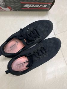 Sparx Black Sports Shoes – Good Condition | Fabric