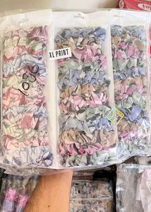 Fluffy Printed Scrunchies