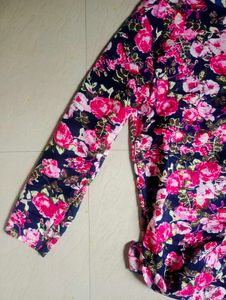 Flower Print Top