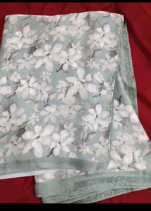 Floral Printed Saree with blouse