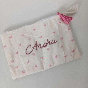 Cute Embroidered Pouch