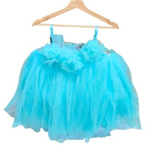 Bright Sky Blue Princess TuTu Dress