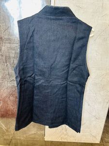 Stylish Denim Nehru Jacket