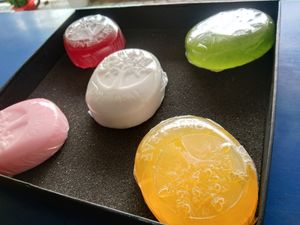 5 Organic Fruit Soaps@₹250