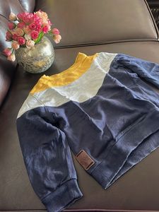 Color Block Crewneck Sweatshirt