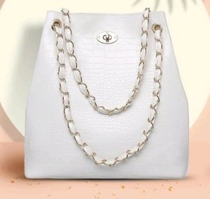 White Clutch Women Sling Bag