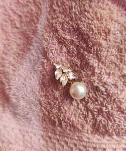 Pearl &amp; Crystal Drop Earrings