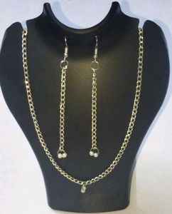 Neck chain,Eyerring Silver adjustable,British kore