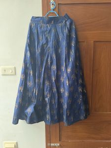 Navy Blue Ethnic Skirt