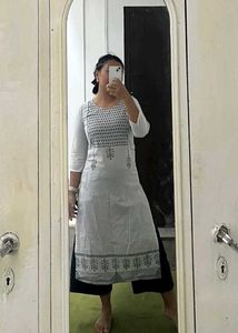 Elegant White Kurta