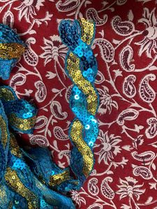 Blue And Gold Lace