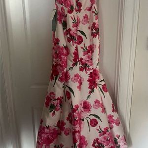 Floral Heavy Mermaid Gown