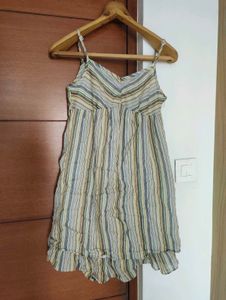 Ariana Grande Style Short Striped Dress