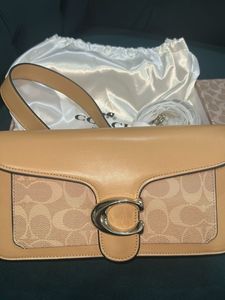 Coach  (first Copy ) Bag In Beige Colour