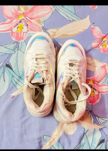 TRIKSY White Chunky Sneakers