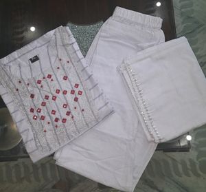 NEW LIGHT BLUE COLOR PLAZZO SUIT WITH DUPATTA