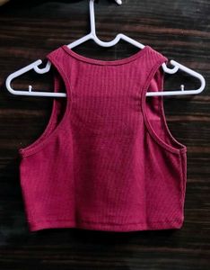 Red Crop Top