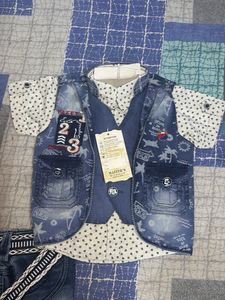 Boys&#39; Denim Outfit Set