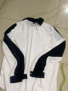 Chic White &amp; Black Top