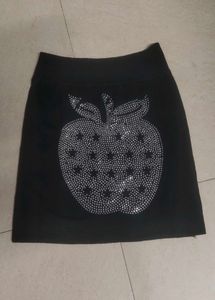 Black Partywear Miniskirt Women