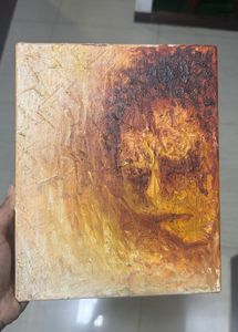 Abstract Canvas Art with wooden frame