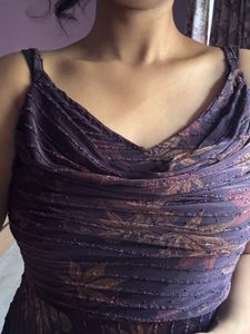 purple pretty dress