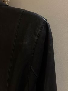 Vintage Genuine Leather Trench Coat