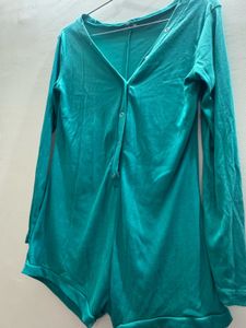 Teal Playsuit Romper