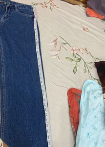 Wide Leg Denim Jeans 1 Time Wear Only