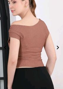 SHEIN Stylish One-Shoulder Top