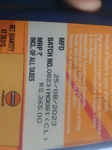 Servo 4T 4 Stroke Engine Oil For bikes And Scooter