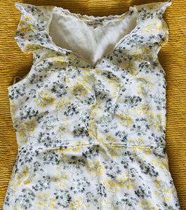 Beautiful Floral Ruffle Maxi Dress