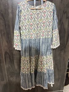 Floral Print Tiered Dress