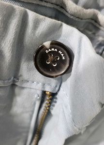 ZARA Light Blue Casual Pants