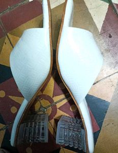 White Flats &amp; Sandals ( New)