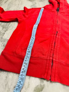 Ralph Lauren Red Zip-Up Hoodie