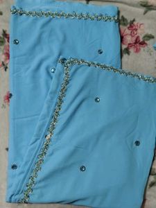 🔥 Sale 🔥 Elegant Blue saree