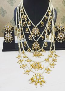 BRAND NEW Pearl Kundan Jewellery Set