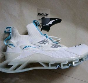 Stylish White ATOM Sneakers - UK 11