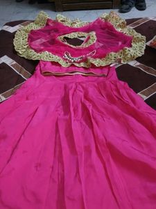 Pink Readymade lehenga